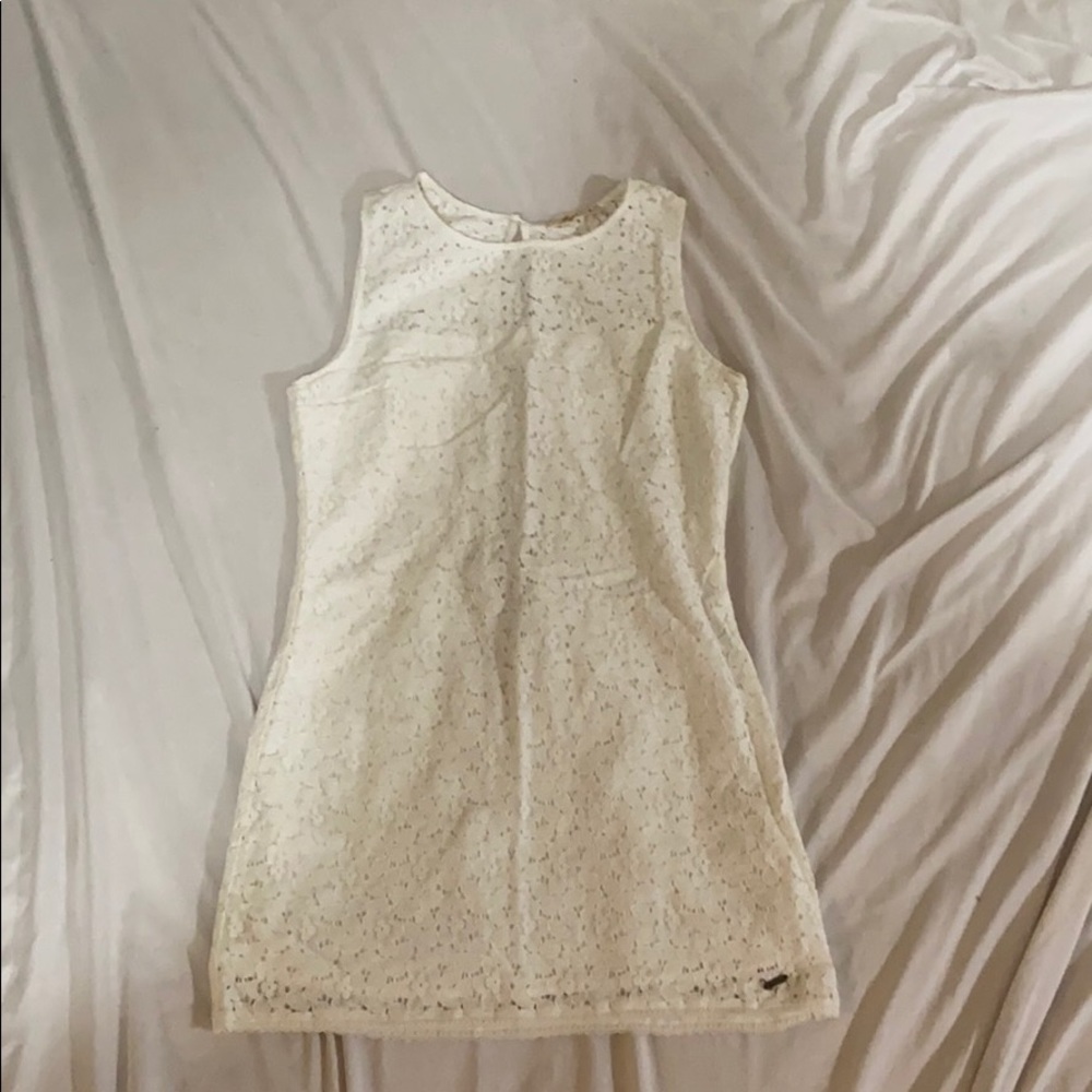 White prom dress